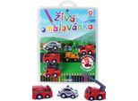 Rappa Libro Da Colorare Dal Vivo Salvataggio 3 Pezzi Auto 2Dr