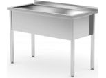 Hendi Profi Line Lavello Monovasca In Acciaio Inox 800X600X850Mm