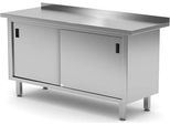 Armadio A Muro Hendi Con Ante Scorrevoli - Saldato, Profi Line, 1600X600X(H)850Mm