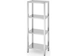 Hendi Scaffale Con 4 Ripiani - Avvitati, Linea Cucina, 600X400X(H)1800Mm