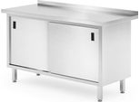 Armadio A Muro Hendi Con Ante Scorrevoli - Saldato, Profi Line, 1400X600X(H)850Mm