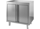 Armadio Da Lavoro Combisteel Con 2 Ante Battenti In Acciaio Inox 800X700X850Mm