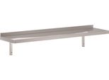Mensola A Muro Combisteel Rfs Completa Di Staffe In Acciaio Inox Aisi 430 800X300X320Mm