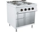 Piano Di Cottura A Gas Combisteel Con 4 Piastre - Base Aperta, A Libera Installazione, 400 V