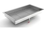 Contenitore Per Ghiaccio Tritato Combisteel Da Incasso GN3/1 In Acciaio Inox Aisi 430