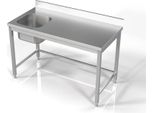 Lavello Combisteel 1 Vasca A Sinistra In Acciaio Inox 1400X700X850Mm