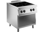 Kbs Piano Cottura Elettrico In Vetroceramica 4X 2,5 Kw Base Aperta 800X730X900 Mm 400 Volt