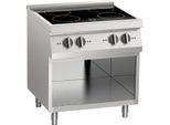 Piano Di Cottura A Induzione Kbs 4 Zone Di Cottura 4X 3,5 Kw Base Aperta 800X730X900 Mm 400 Volt