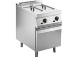 Friggitrice A Gas Kbs 2 Vasche 10 Litri 20 Kw 600X730X900 Mm Base Chiusa