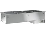 Bagnomaria Da Incasso Kbs Gn 5/1 Predisposto Per Allacciamento 400 Volt 1780 X 700 X 380 Mm