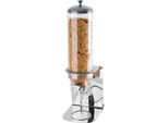 Distributore Di Cereali In Acciaio Inox E Policarbonato 4L – Distributore Di Cornflakes E Muesli
