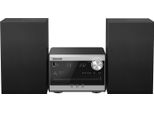Panasonic SC-PM272, Microsistema Audio Domestico, Argento, 1 Disco, 20 W, A 1 Via, 10 Cm