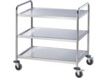 Carrello Di Servizio In Acciaio Inox Con Tre Ripiani, 860 X 540 X 920 Mm (L X P X A)