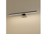 Emke Luce A Specchio Luce A Specchio Led 40Cm Luce A Specchio Per Bagno IP44 Luce Per Armadietto Luce Nera Neutra 4200K