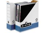 Fellowes 26301 Scatola Per La Conservazione Di Documenti Carta Blu, Bianco