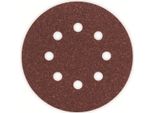 Bosch Carta Abrasiva Ad Orbita Casuale Con Fissaggio A Gancio, Perforata Grana 80 (Ø) 125 Mm 2609256A24 5 Pz