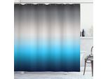 Tenda Da Doccia Abakuhaus Ombre, Motivo Astratto Con Sfumature Di Blu E Grigio, Tema Cielo, 175 X 200 Cm, Grigio E Blu