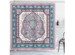Abakuhaus Tenda Da Doccia Etnica, Motivo Mandala Paisley Orientale Asiatico, 175 X 220 Cm, Rosa Pallido Lilla