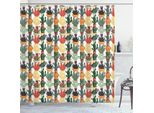 Abakuhaus Tenda Da Doccia Cactus, Piante Grasse Messicane In Vasi Di Diversi Colori, Motivo Botanico, 175 X 240 Cm, Multicolore