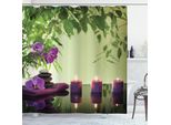 Abakuhaus Tenda Da Doccia Spa, Candele Aromatiche Zen Stones E Trattamento Ai Fiori Di Orchidea, 175 X 240 Cm, Verde Chiaro Verde Felce