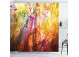 Abakuhaus Tenda Da Doccia Moderna, Arcobaleno Colori Acquerello In Soluzione Acquosa Pittura Artistica Tema Astratto Colorato, 175 X 200 Cm, Multicolore