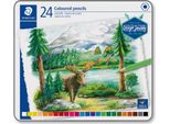 Staedtler 146C M24 Matita Colorata Staedtler Design Journey, Confezione In Metallo Da 24 Pz