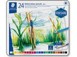 Matita Acquerello Staedtler Design Journey 24 Astuccio In Metallo