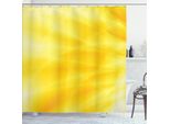 Abakuhaus Tenda Da Doccia Gialla, Motivo Astratto Con Diversi Raggi Di Sole Estivi E Ombre Di Vario Tipo, 175 X 240 Cm, Gialla