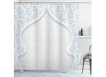 Abakuhaus Tenda Da Doccia Azzurra, Stile Arabesco, Motivo Persiano Reale Con Disegno Floreale, 175 X 180 Cm, Azzurro Cocco