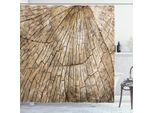 Abakuhaus Tenda Da Doccia Rustica, Albero Invecchiato, Tronco Spezzato, Crescita Naturale, Ecologia, Ambiente, Stampa A Tema, 175 X 180 Cm, Marrone