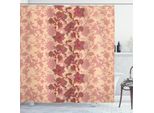 Abakuhaus Tenda Da Doccia Con Motivi Floreali, Fiori Boho Dai Colori Vivaci, Cultura Marocchina, Stampa Vintage Con Motivi Floreali, 175 X 180 Cm, Pesca Corallo Rosso