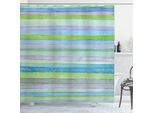 Abakuhaus Tenda Da Doccia Blu, Motivo A Linee Disegno Astratto Linee Irregolari Disegnate A Mano, 175 X 220 Cm, Viola Verde Blu