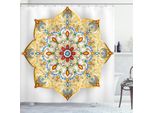 Abakuhaus Tenda Da Doccia Mandala, Design Ispirato Alle Spille Mandala Geometrico Design Vintage Figura Vivace Stampa Digitale, 175 X 240 Cm, Multicolore