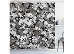 Abakuhaus Tenda Da Doccia Mimetica, Concetto Mimetico, Copertura Artistica, Potere Nascondente, Motivo Uniforme, Moda, 175 X 240 Cm, Grigio Nero Grigio