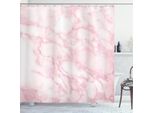 Abakuhaus Tenda Da Doccia In Marmo, Effetto Granito Morbido Design Vintage Illustrazione Minimalista Motivo, 175 X 180 Cm, Rosa Chiaro