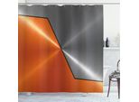 Abakuhaus Tenda Da Doccia Arancione E Grigia, Macchine Moderne 3D, 175 X 240 Cm, Arancione Grigio