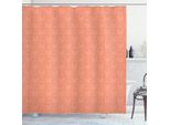 Abakuhaus Tenda Da Doccia Pesca, Motivo Decorativo Floreale Ispirato Alla Natura Con Colori Tenui, Stampa Fogliame Primavera Estate, 175 X 180 Cm, Pesca