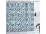 Abakuhaus Tenda Da Doccia Etnica, Azulejo Portoghese Con Motivi Floreali, Mosaico In Stile Medievale Europeo, Effetto Retrò Marocchino Con Mattoni, 175 X 200 Cm, Multicolore