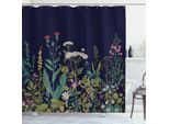 Abakuhaus Tenda Da Doccia Botanica, Prato Fiorito Con Diverse Erbe E Fiori, Paesaggio Rurale, 175 X 220 Cm, Multicolore