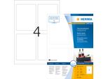 Herma 4603 Etichette Per Bottiglie Herma Special, 90 X 120 Mm, Bianco