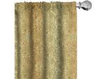 Abakuhaus Tende Mandala, Tende, Motivo Floreale Con Paisley Giardino Botanico Moda Persiana Sinuosa, 2 Pezzi 75 X 225 Cm, Giallo Chiaro Giallo