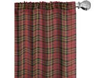 Abakuhaus Tende A Quadri, Tende, Cultura Celtica Scozzese Britannica - Design Tradizionale In Colori Classici, 2 Pezzi 75 X 175 Cm, Nero Giallo Rosso