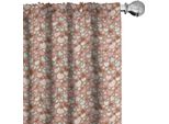 Abakuhaus Tende, Tendaggi, Motivo Colorato Con Cuoricini, Simpatico Motivo Di San Valentino, Tema Amore-Flirt-Amore, 2 Pezzi 75 X 245 Cm, Azzurro Chiaro Rosa Chiaro