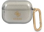 Guess Guapucg4Gk Airpods Pro Coverczarny/Collezione Glitter Nero