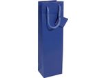 Sigel GT505 Borsa Portabottiglie Sigel, Con Vernice Opaca, Per 1 Bottiglia, Blu Oltremare