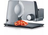 GRAEF Allesschneider SLICED KITCHEN SKS S32000, silber, B:23,7cm H:25,2cm T:34,3cm, Allesschneider, Vollmetallgehäuse mit Glasbodenplatte