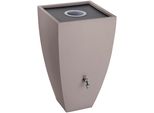 Regenwassertank Arves "Modena", Braun (Mocca), H:102,2Cm Ø:57,5Cm, Kunststoff, Regentonnen