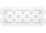 Hendi Vaschetta Forata Per Contenitori In Policarbonato Gastronorm, Profi Line, Gn 1/3, Trasparente, 266X116Mm