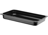 Hendi Contenitore Gastronorm 1/1, Profi Line, Gn 1/1, 9L, Nero, 530X325X(H)65Mm