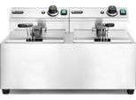 Hendi Profi Line Friggitrice, 2 × 8 L, Profi Line, 16L, 230V/7000W, 605X460X(H)369Mm